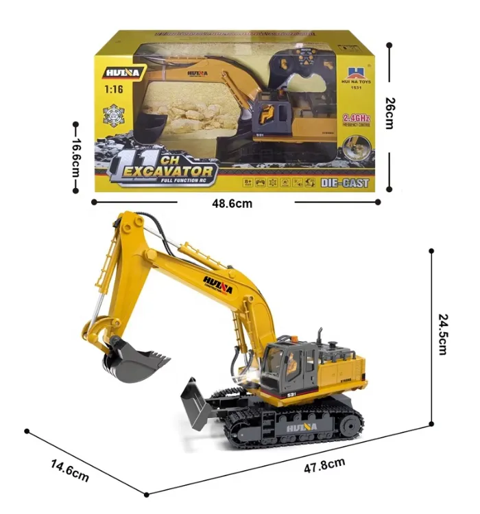 بیل مکانیکی کنترلی هوینا مدل Huina 1531