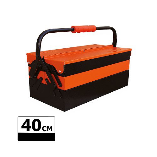 جعبه ابزار فلزی تانوس 40 سانت اتوماتیک دو طبقه  TANOS