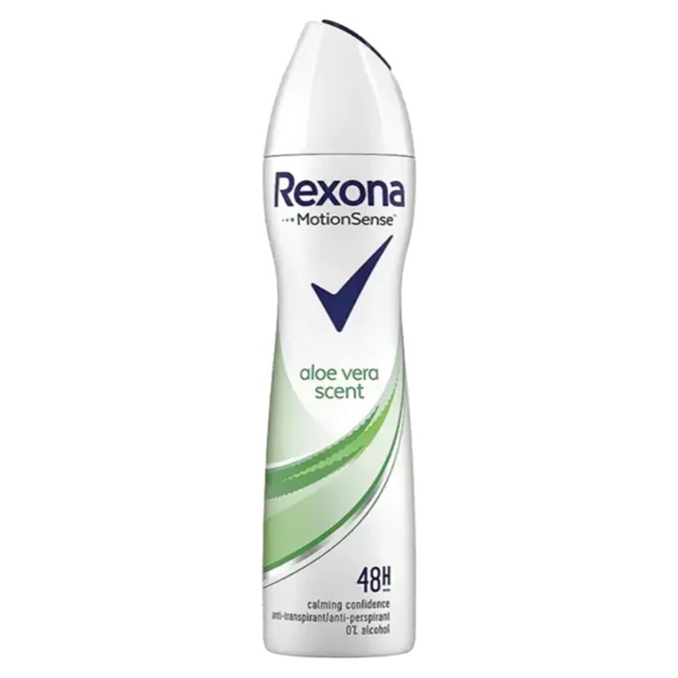 اسپری دئودرانت زنانه رکسونا Rexona مدل ALOE VERA