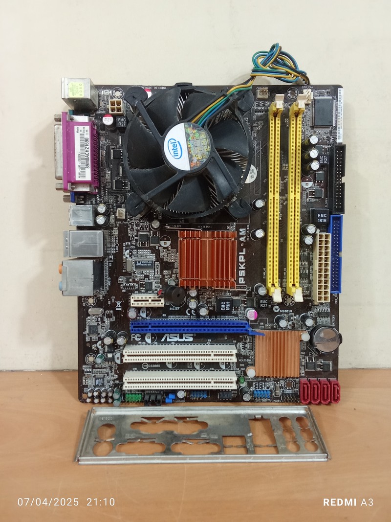 باندل مادربرد ASUS P5KPL-AM(DDR2)،استوک