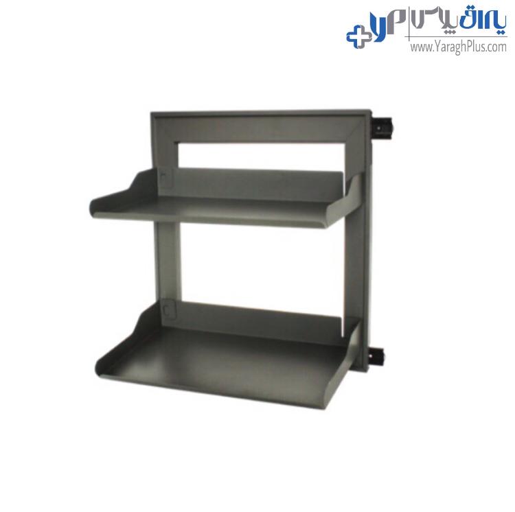 جای البسه و کفش دو طبقه ریل از پهلو ملونی 8022