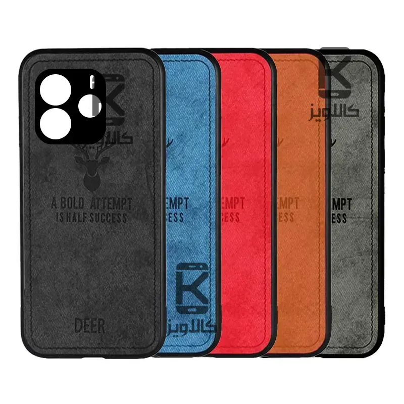 قاب پارچه ای گوشی شیائومی Redmi Note 14 5G مدل گوزنی