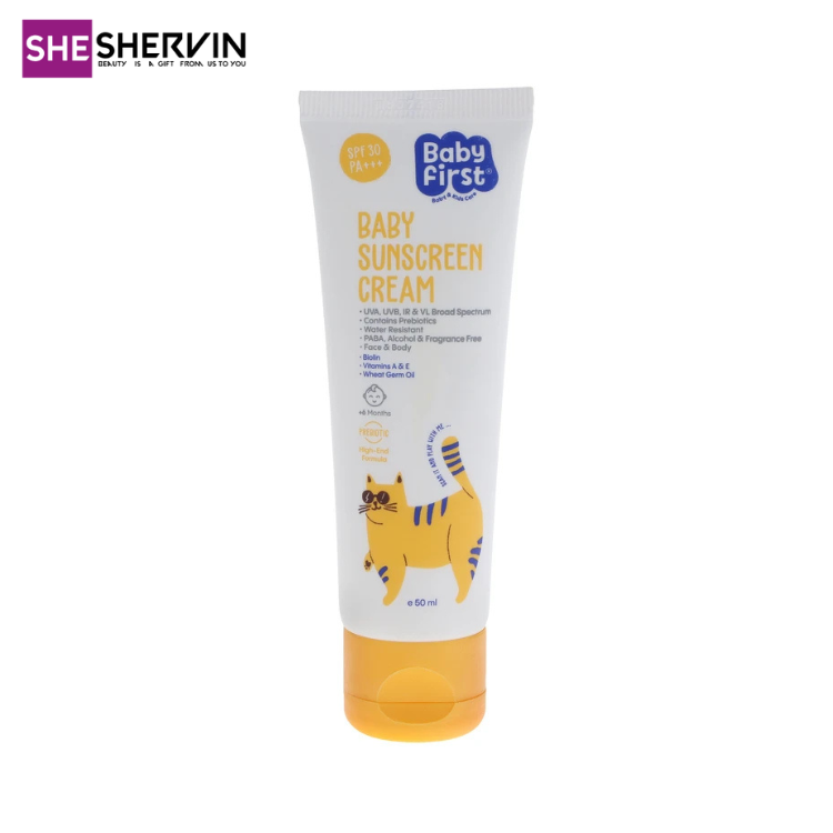 کرم ضد آفتاب کودکان بیبی فرست SPF30