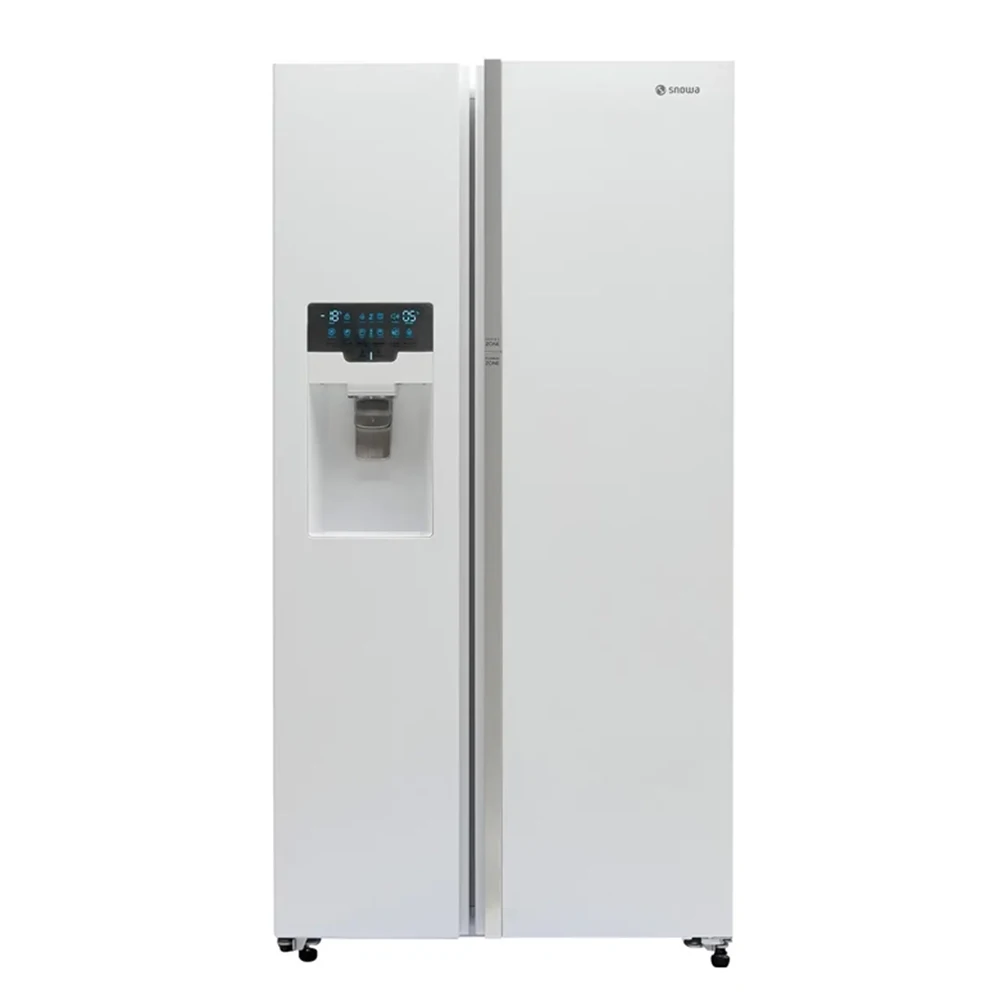 یخچال فریزر ساید بای ساید اسنوا سری فرنیا مدل ARS3Di-L300-S/W یخساز اتوماتیک بیرونی آبریز اتوماتیک