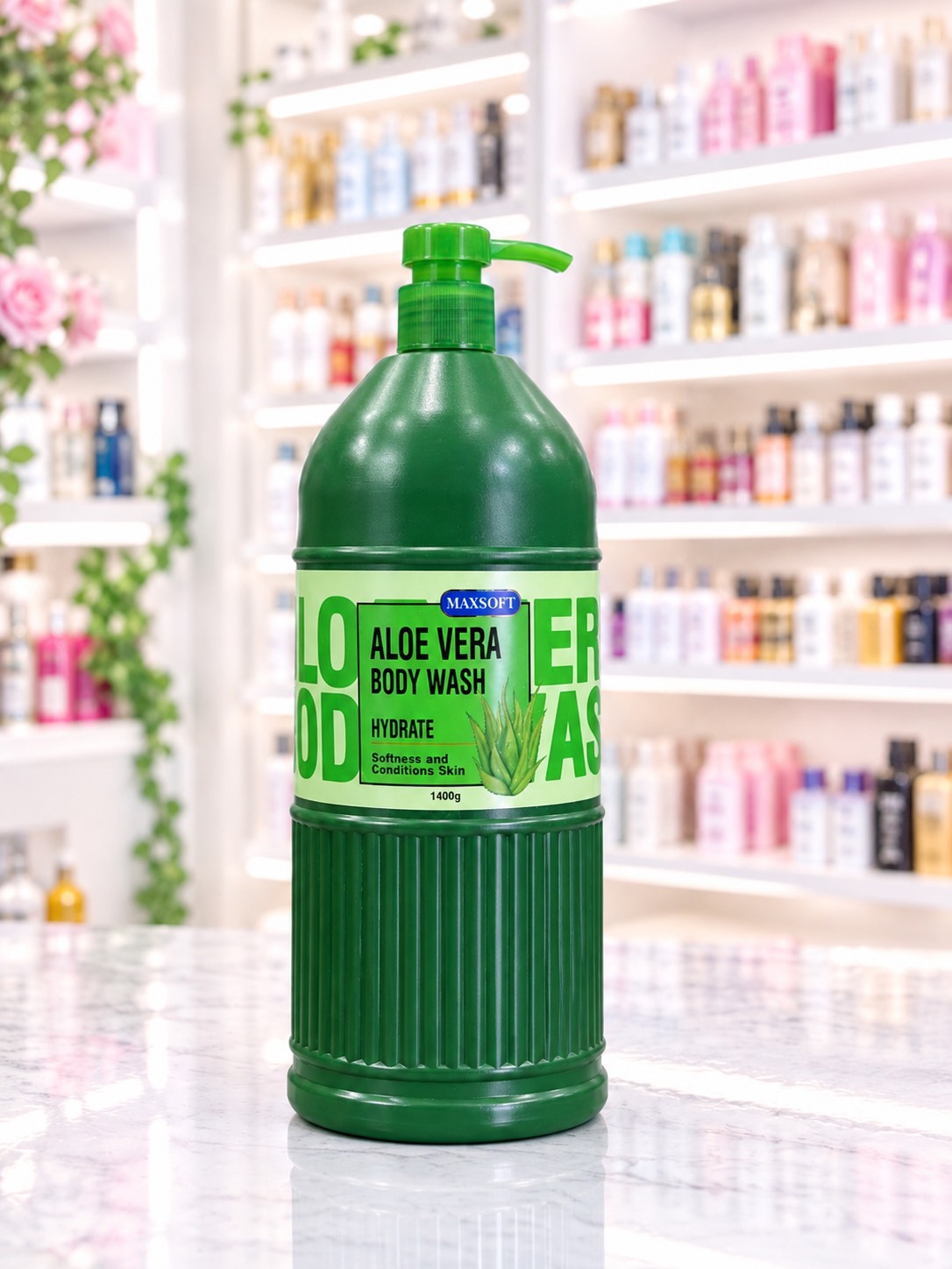 شامپو بدن مکسسافت مدل Aloeveraحجم1400میل (کپی)