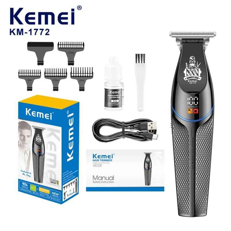 ماشین اصلاح کیمی 1772 | Kemei KM-1772 خط زن و تریمر سر و صورت