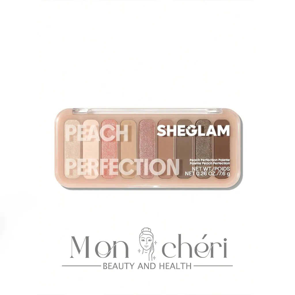 پالت سایه چشم ۹ رنگ شیگلم (SHEGLAM) مدل Peach Perfection