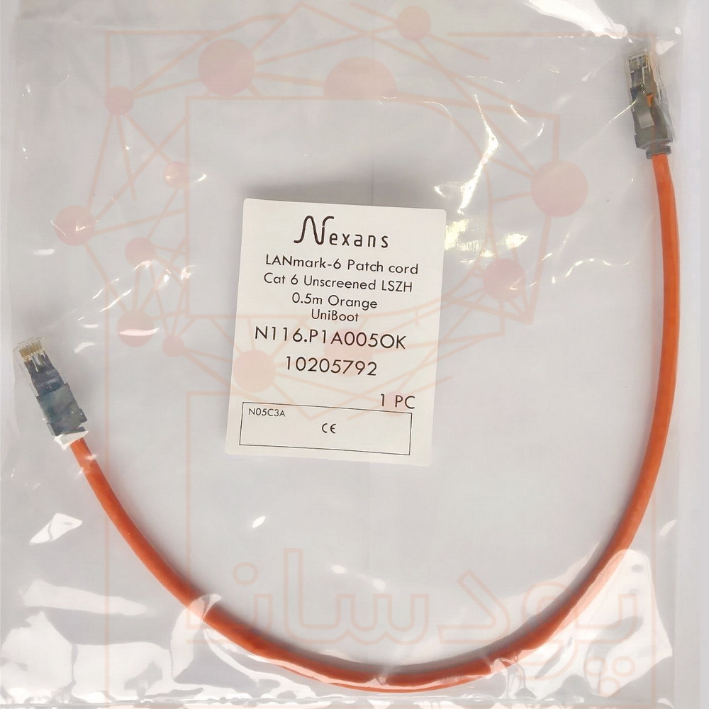 پچ کورد نگزنس وارداتی Cat6 UTP نیم متری N116.P1A005OK