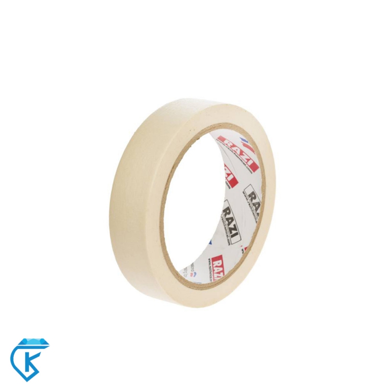 نوار چسب کاغذی 2.5 سانت 30 یارد رازی