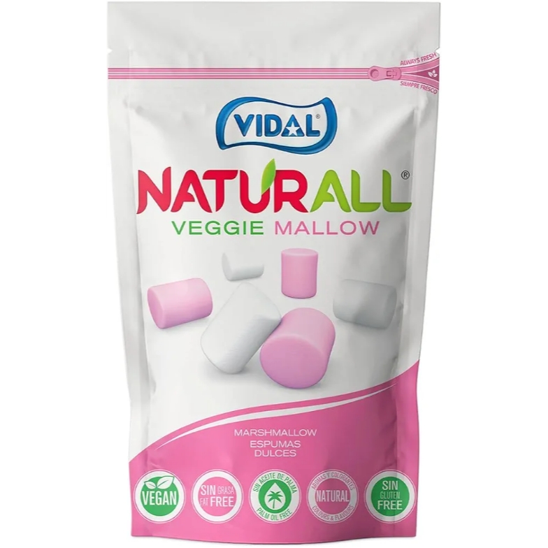 مارشمالو ویدال 90gr (توت فرنگی وانیلی)