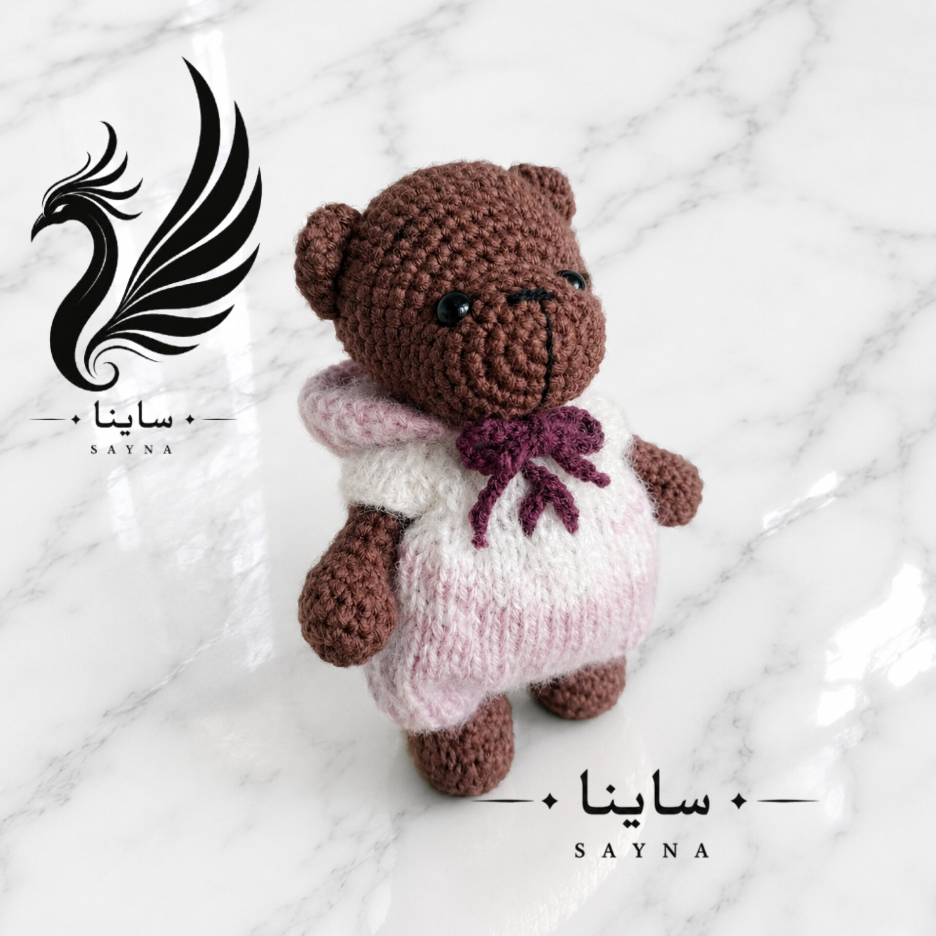 عروسک خرس قهوه ای