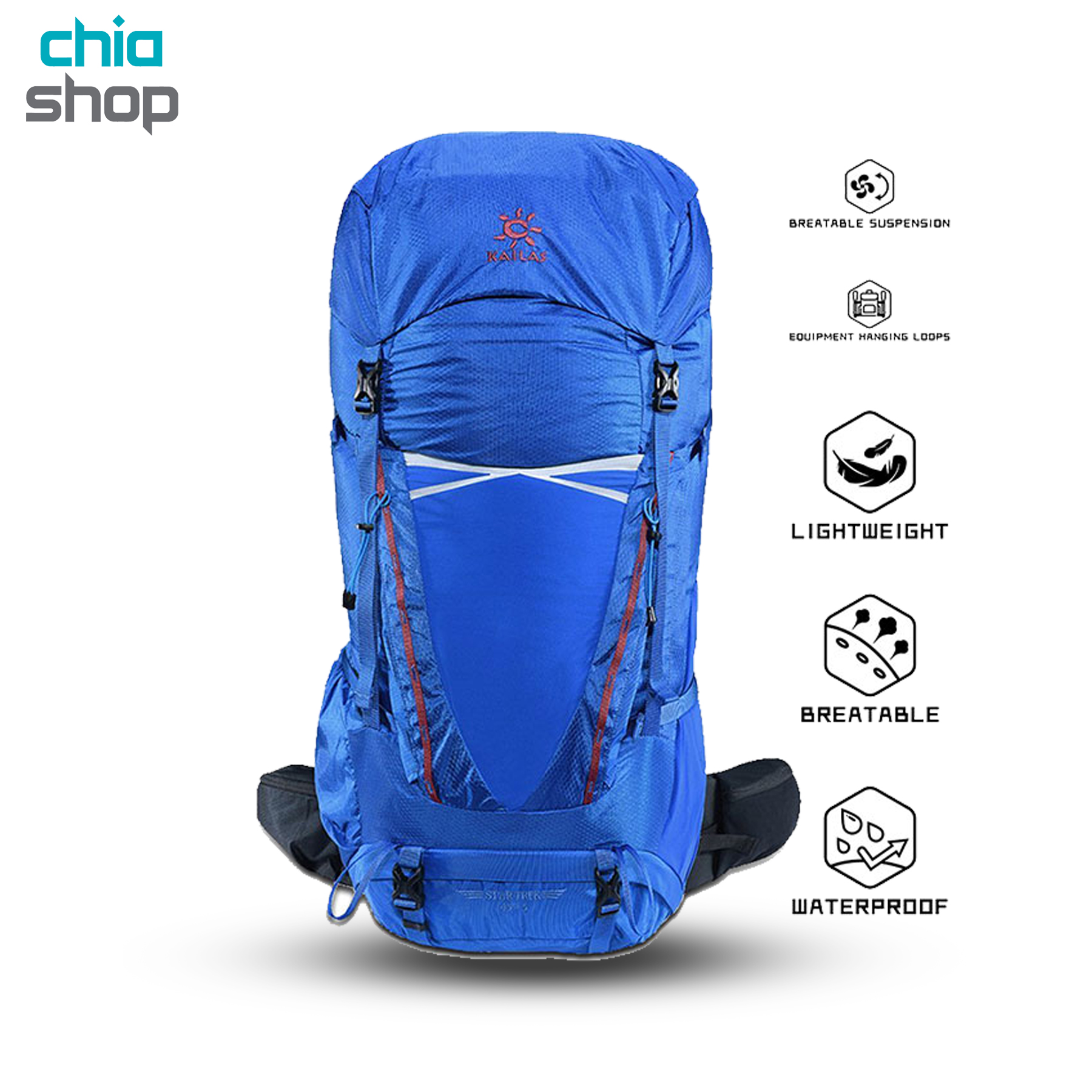 کوله پشتی کایلاس 45L+5L مدل KAILAS Ridge Hiking KA300106
