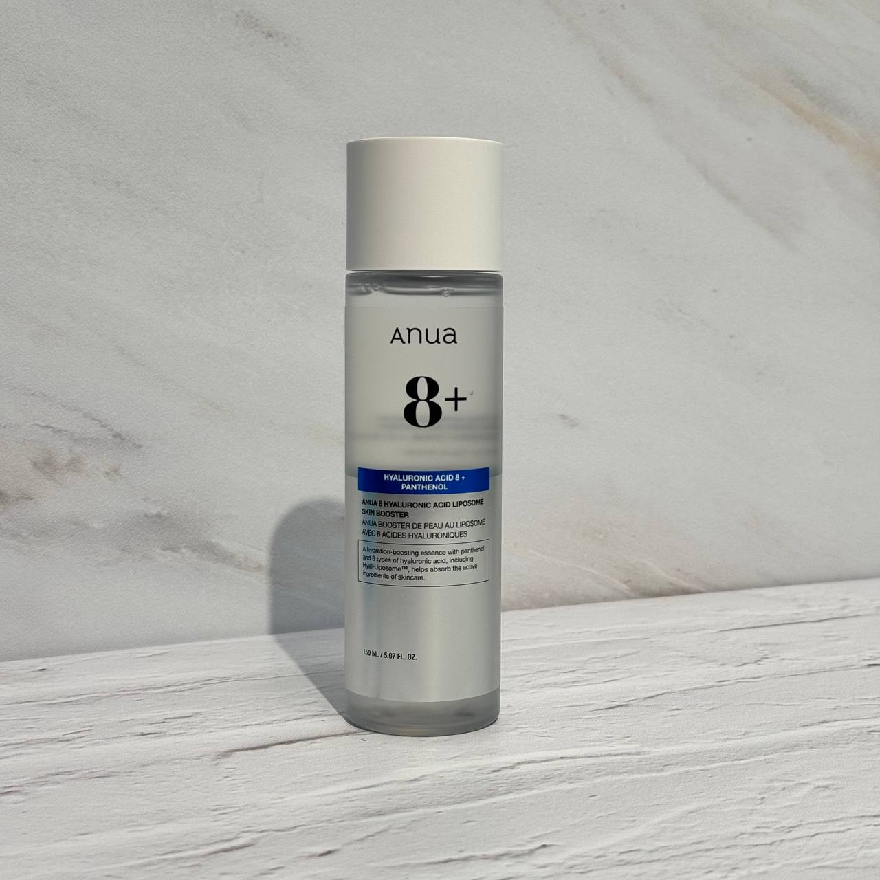 اسنس تقویت‌کننده و آبرسان آنوا با 8 نوع هیالورونیک اسید 150 میل Anua 8 Hyaluronic Acid Liposome Skin Booster