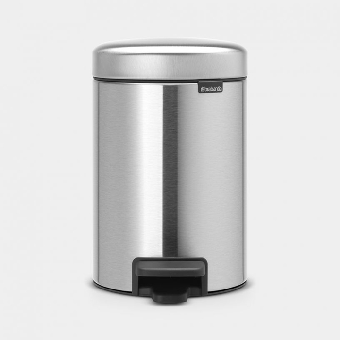 سطل زباله 3 لیتر استیل مات برابانتیا | Brabantia NEWICON PEDAL BIN