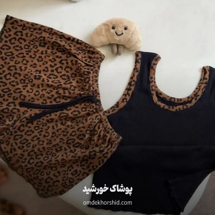 تاپ شورتک پلنگی