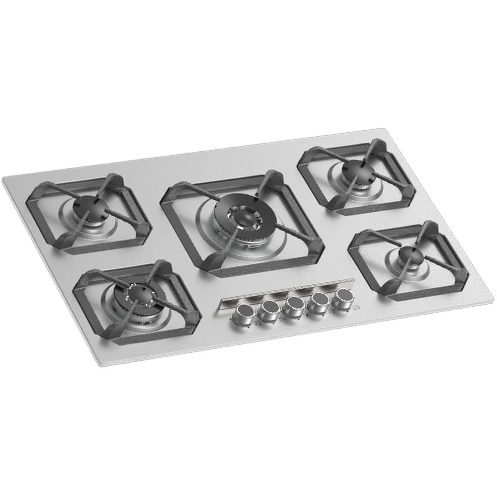 گاز استیل پنج شعله بوکت صفحه استیل ضدزنگ BS-30