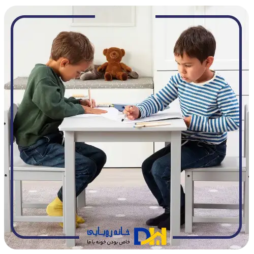 صندلی چوبی کودک ایکیا SUNDVIK