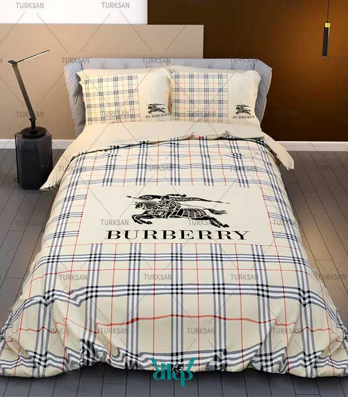 روتختی دو نفره طرح Burberry کد D451