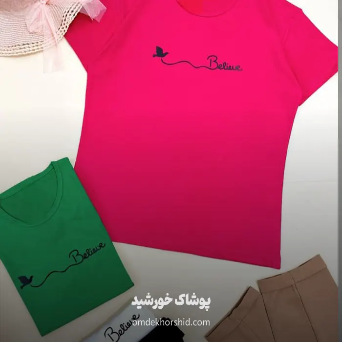 تیشرت پنبه چاپی کد 52