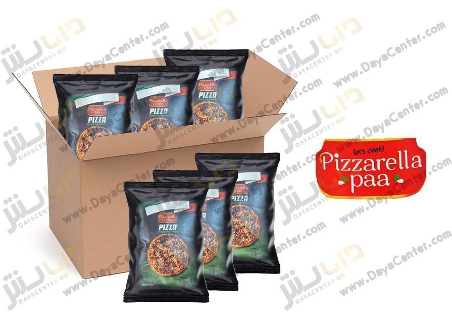 پودر بهبود دهنده خمیر پیتزا پیزارلا پا کارتن 25 عددی