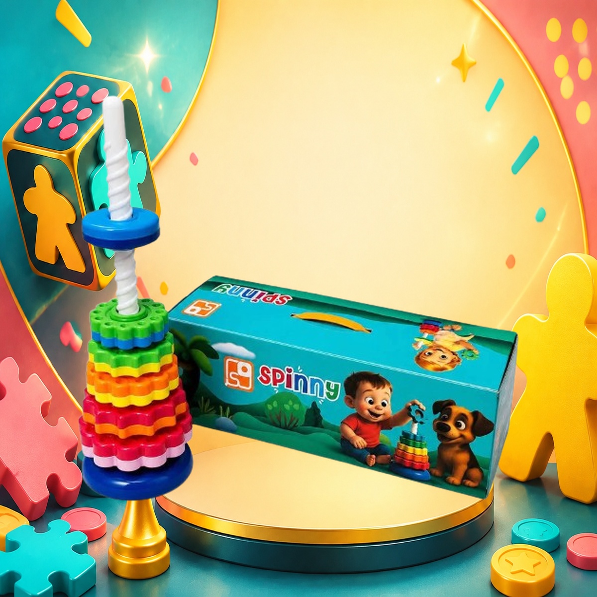 بازی فکری اسپینی بزرگ (Spinny)