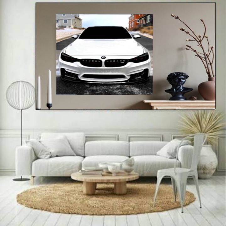 تابلو شاسی عکس ماشین bmw نمای جلو کد 01f