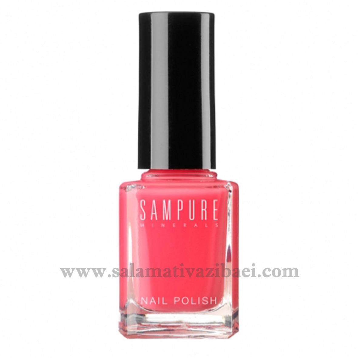 لاک ناخن براق بادوام مینرال و ارگانیک سمپیور انگلستان-SAMPURE-RASPBERRY CUPCAKE GLAMOROUS NAIL POLISH