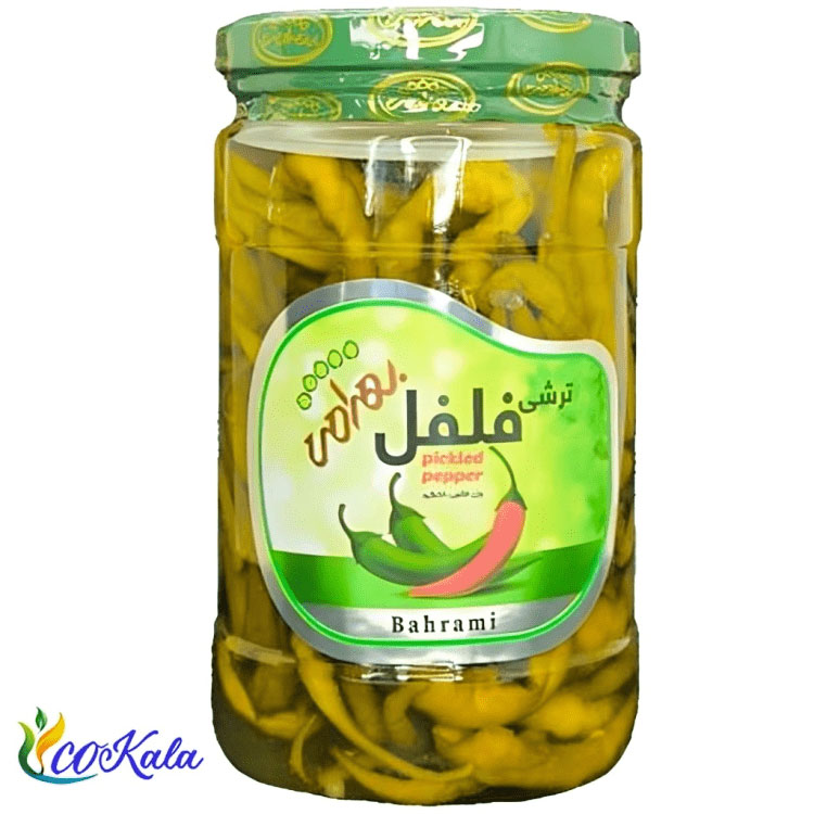 ترشی فلفل سوزنی بهرامی 580 گرمی