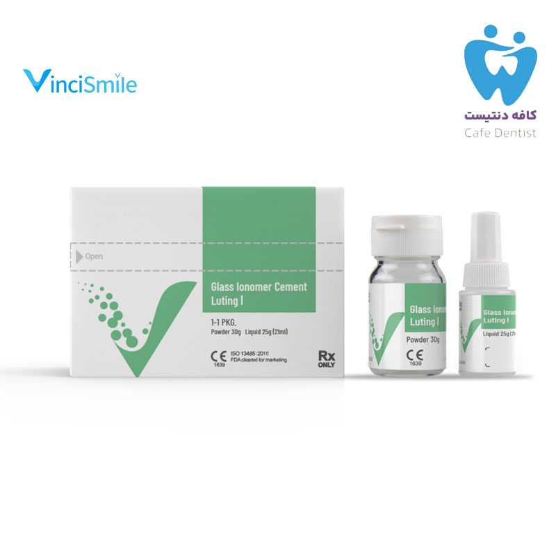 سمان لوتینگ 1 با مایع وینسی اسمایل - Glass Ionomer Luting | Vinci Smile