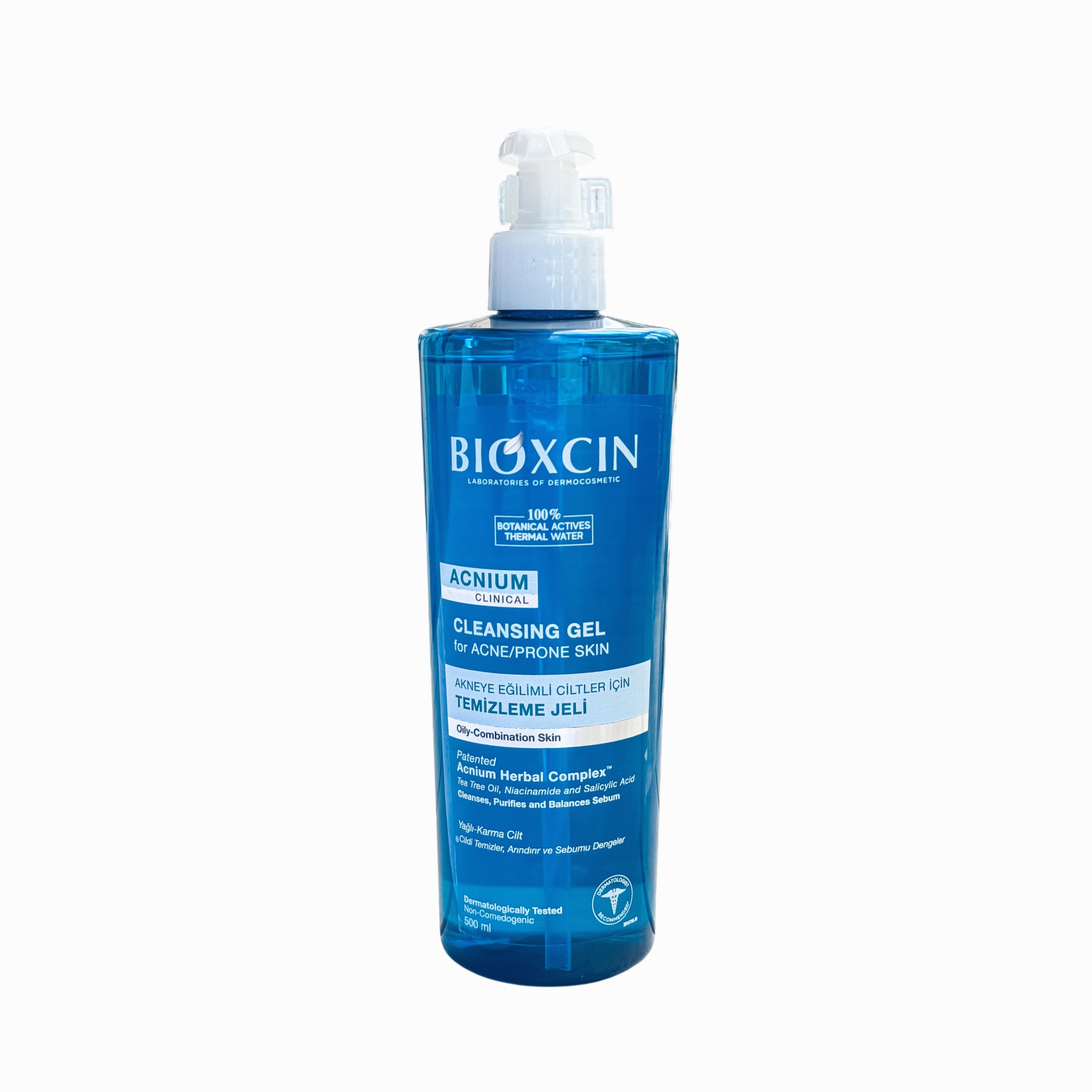 ژل شستشوی صورت بیوکسین ضدجوش حجم 500 میل Bioxcin Acnium Face Wash Gel