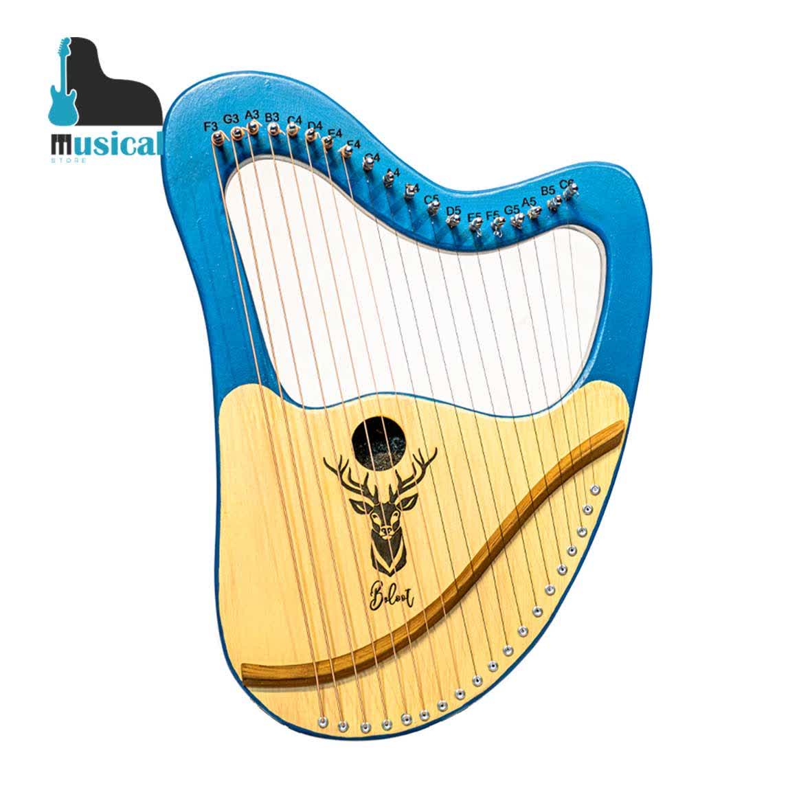 چنگ رومی بلوط طرح هارپ