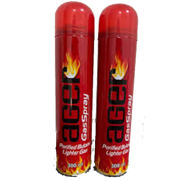 گاز فندک 250 میل AGer ( بسته 12 عددی )