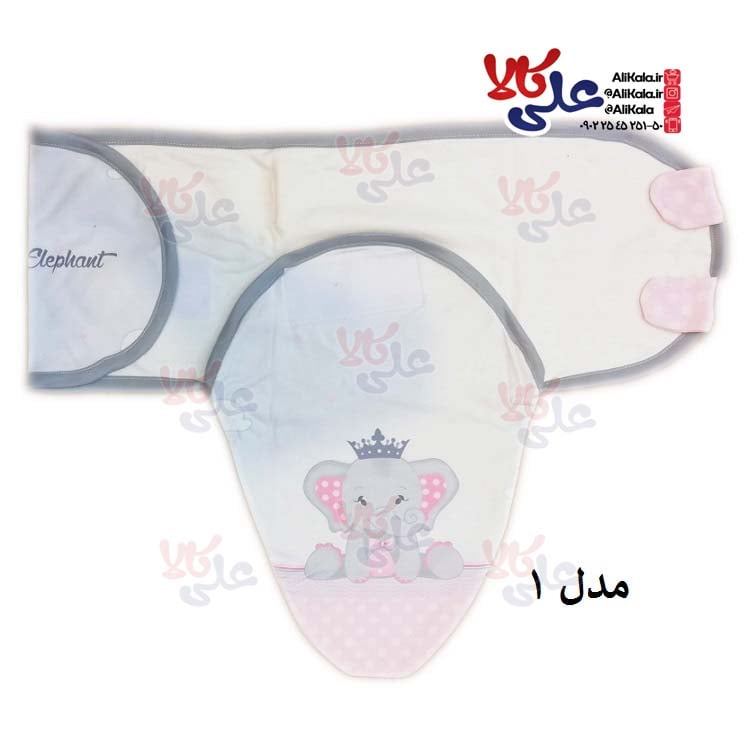 قنداق چسبی نوزاد طرح عروسکی