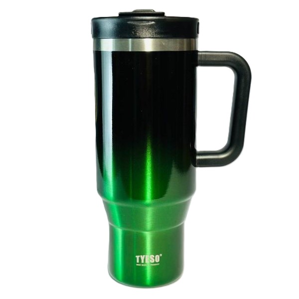 تراول ماگ نی دار 1200 میل تایسو Tyeso رنگ سبز