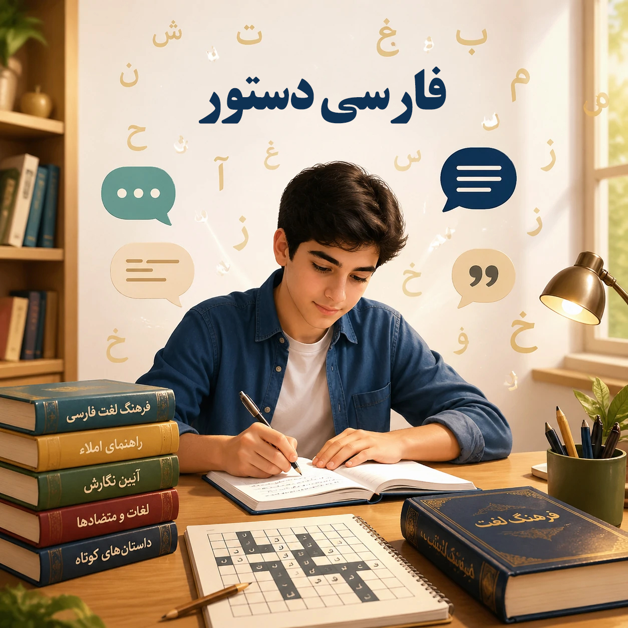 فارسی دستورمتوسطه اول(حضوری)