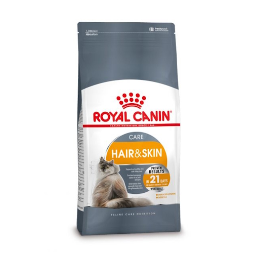 غذا خشک گربه رویال کنین مدل Hair and Skin