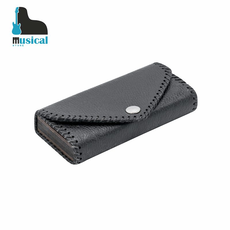 جعبه مضراب تار و سه تار چرمی طرح 2