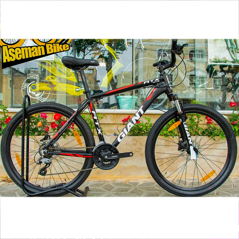 قیمت خرید دوچرخه 27.5 GIANT ATX Elite 1 کوهستان آلومینیوم جاینت ای تی ایکس الیت سایز 27.5 اینچ / ترمز روغن هیدرولیک / 24 (3×8) سرعته SHIMANO ACERA M360 / اصل با گارانتی ©️ کمترین قیمت عمده بازار / دوچرخه چند منظوره شهری کوهستان / MTB X-Road BICYCLE GIANT ATX Elite 1 27.5 / گارانتی بازگشت وجه 7 روز