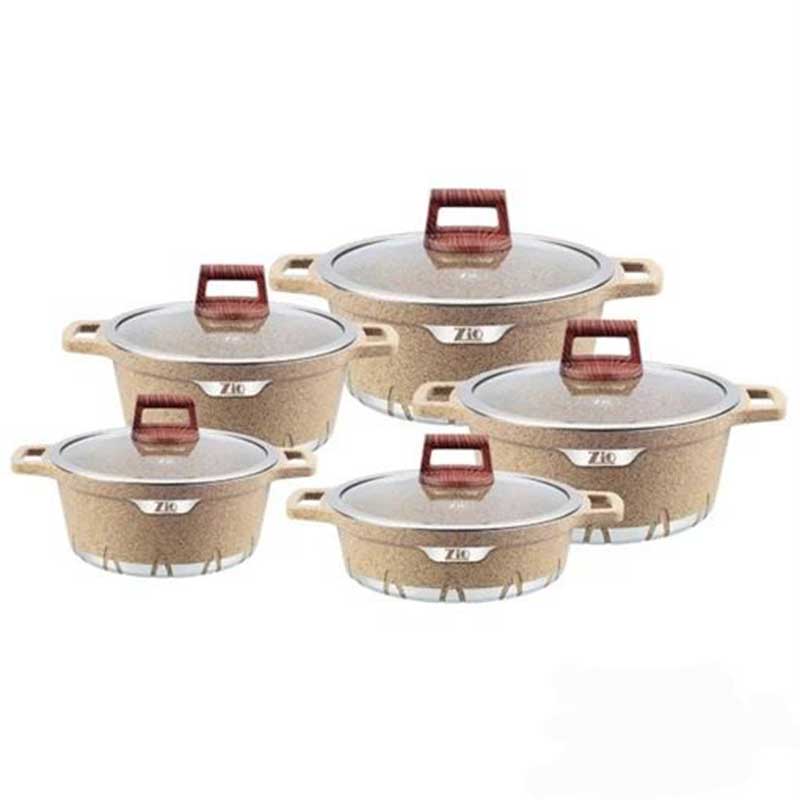 سرویس قابلمه زیو 7140 گرانیت زیو طرح آمبر Zio Z-7140