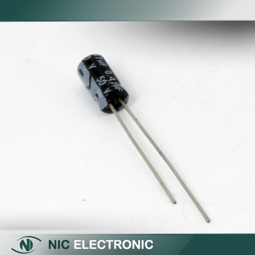 خازن الکترولیتی 0.47UF/50V-4X7-105C-BLACK