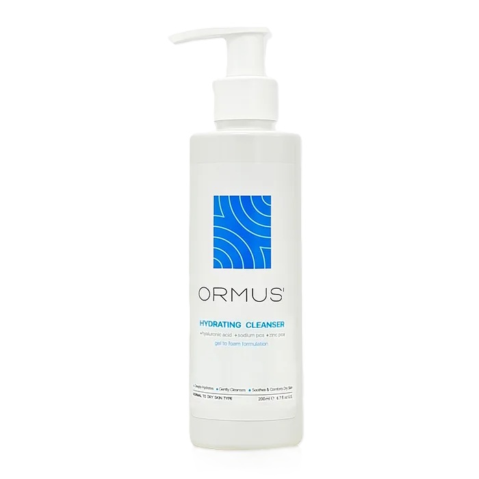 ژل شستشو و آبرسان پوست خشک اورموس 200 میل Ormus Hydrating Face Wash