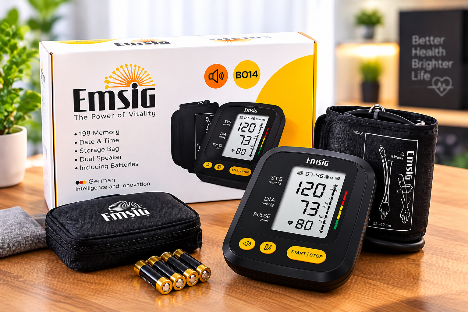 فشارسنج دیجیتال Emsig مدل BO14