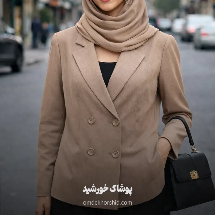 کت شانتون یقه آمریکایی