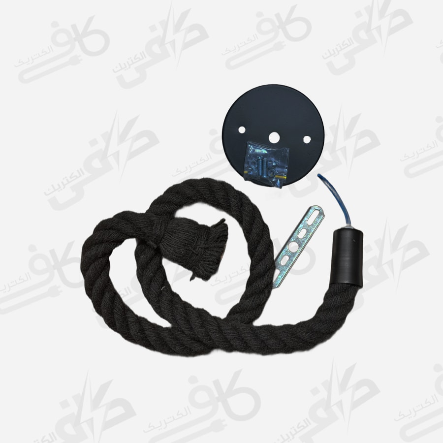 سرپیچ ادیسونی کنافی مشکی 1متری