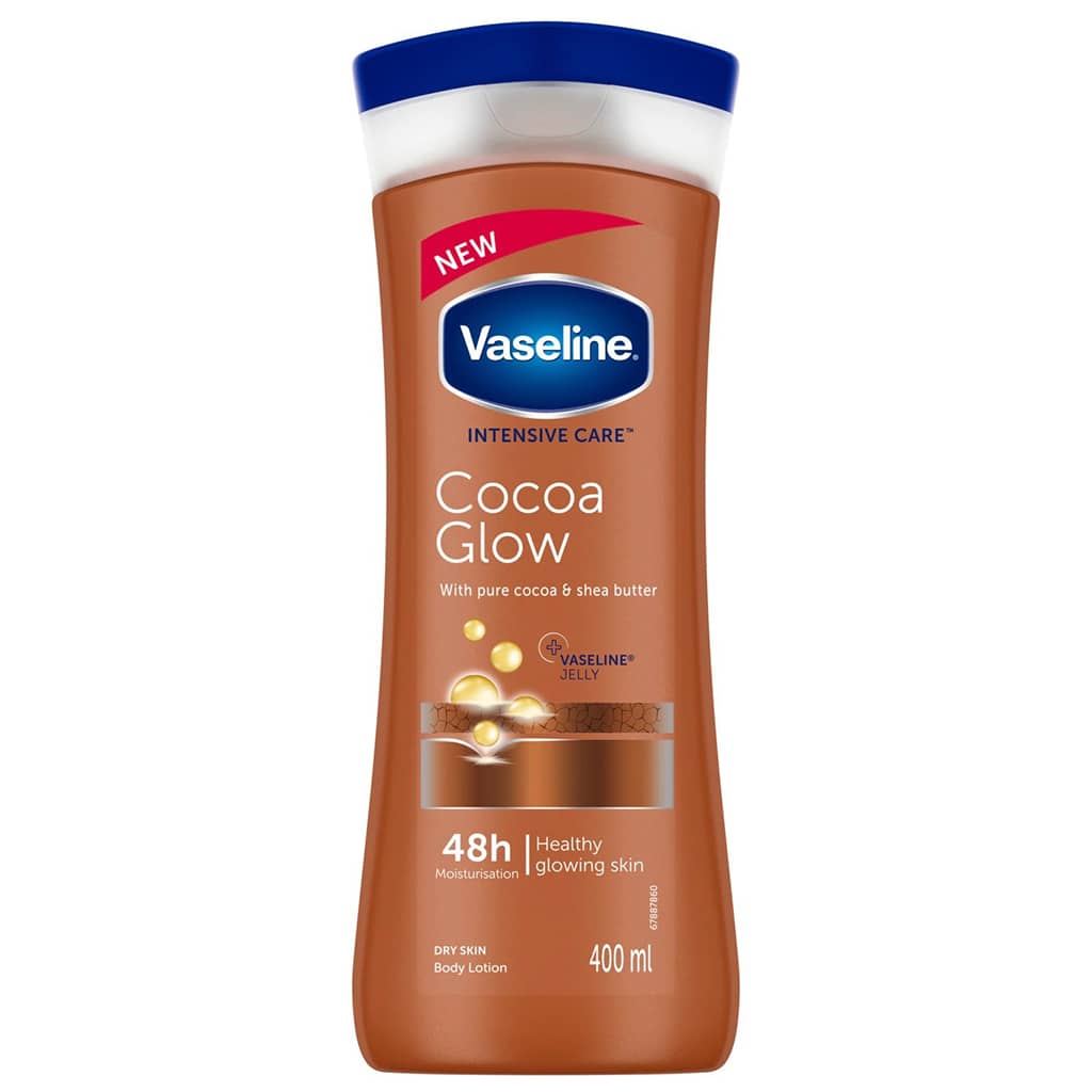 لوسیون بدن وازلین | VASELINE حاوی عصاره کاکائو حجم 400 میلی لیتر