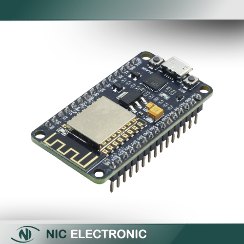 برد توسعه NodeMcu به همراه ماژول وای‌فای ESP8266 با مبدل CP2102
