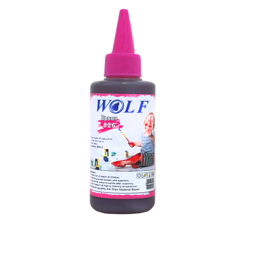 جوهر 100cc ولف قرمز روشن اپسون Wolf Ink Light Magenta 100ml Epson