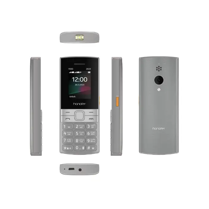 گوشی موبایل هانوفر مدل 150D (2023) حافظه 32 مگابایت - طوسی