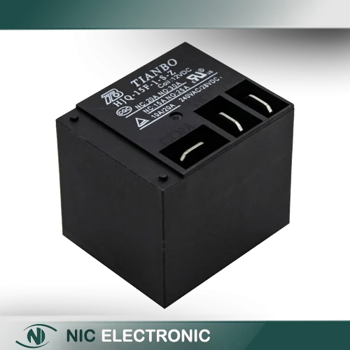 رله فیش خور - کولری 12 ولت 30 آمپر T91 مارک TIANBO کد HJQ-15F-1-S-Z
