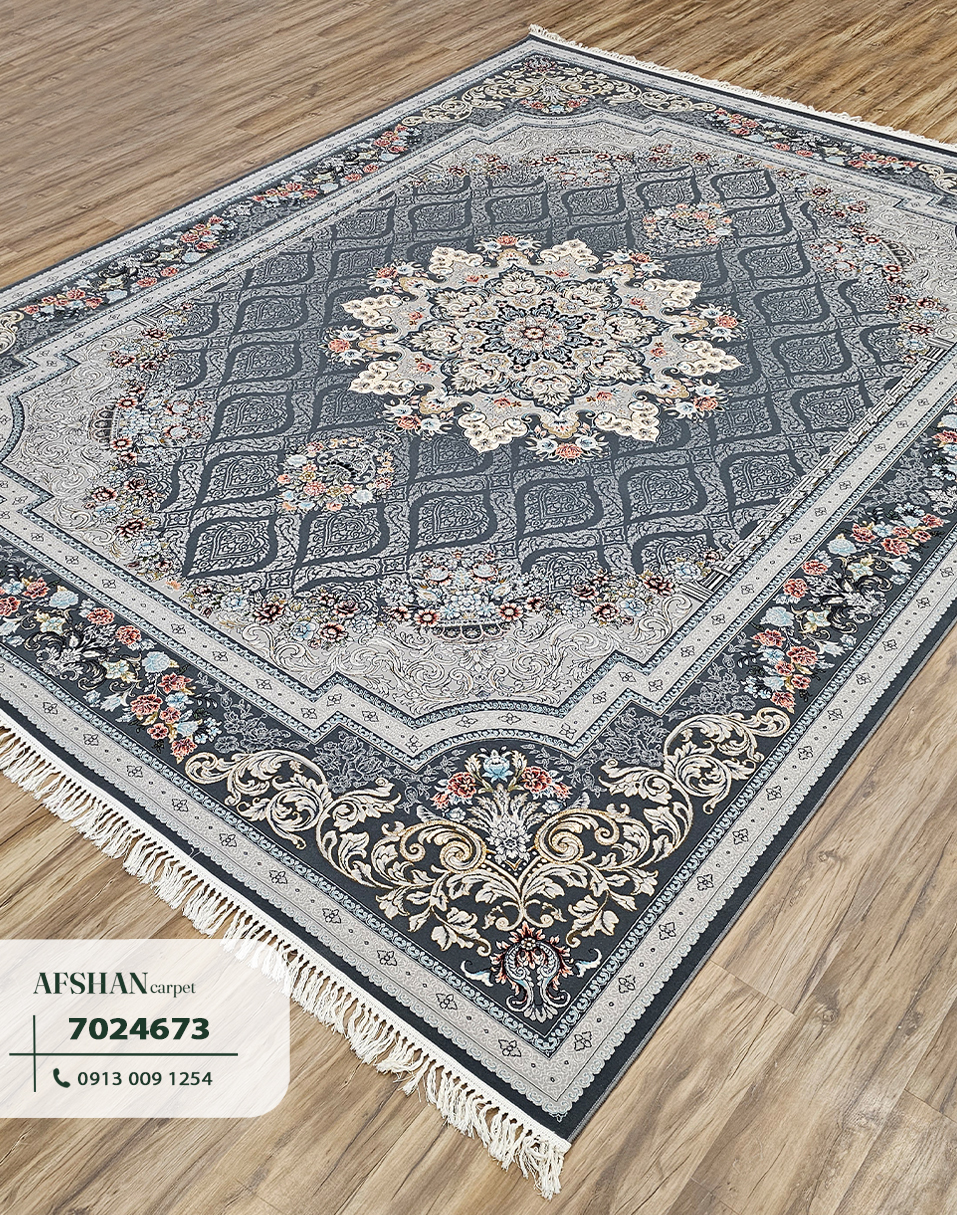 فرش ۷۰۰ شانه آکرلیک طرح نیوان کد 7024673 آرزو